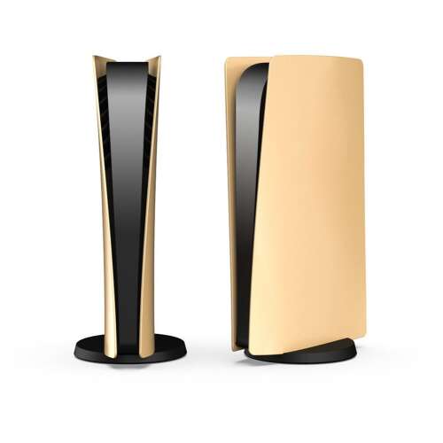 Ipega PS5 Digital Edition Console Skin, Gold