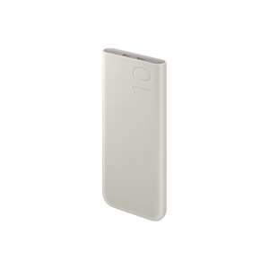 Samsung 10000mAh Power Bank Beige - Angled View - External Battery & Power Bank