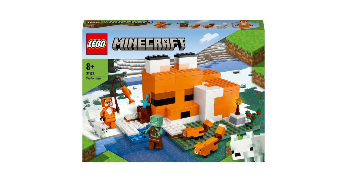 LEGO® Minecraft The Fox House 21178 | Pepita.com LEGO® Minecraft The Fox House 21178 | Pepita.com