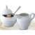 Set de zahărniță și cremă Rotberg, porțelan alb, 15cl