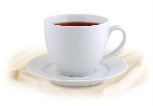 ROTBERG Ceașcă de ceai și farfurioară, ROTBERG, alb, 38cl, set de 4, Basic 31566694