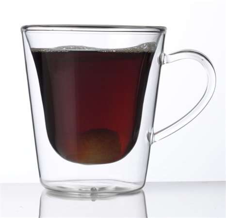 Kaffee-/Teebecher, doppelwandiges Glas, 29,5cl, 2er Set, "Thermo"