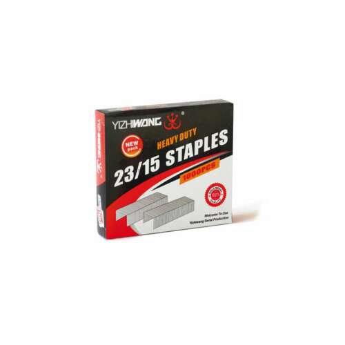 Yizhwong Heavy Duty Tűzőkapocs 23/15 1000 db - Tűzőkapocs