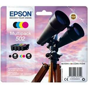 Epson Claria 502 Multipack tintapatronok, eredeti, fekete, cián, magenta, sárga, 4-es csomag - Epson