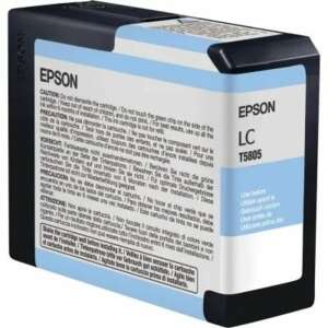 Epson T5805 Light Cyan eredeti tintapatron, C13T580500 - Epson