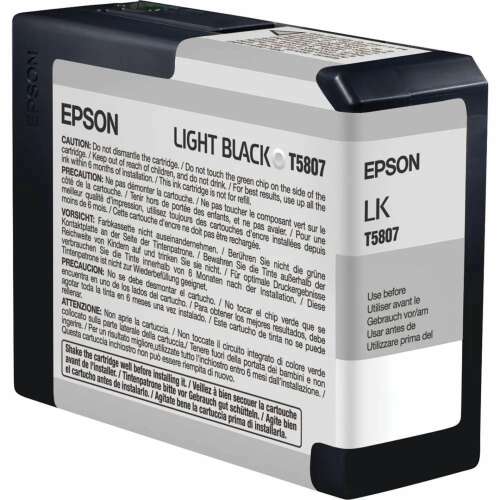 Epson T5807 Light Black tintapatron