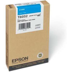 Epson T6032 kék tintapatron, 220ml, eredeti, Epson Stylus Pro 7800/9800/7880/9880 nyomtatókhoz - Irodatechnika