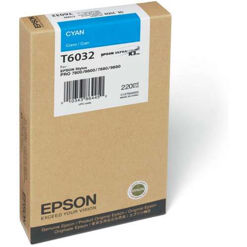 Epson T6032 Cian Tintapatron - 220ml