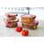 CURVER Smart Cook glass food storage containers, set of 5, red lids
