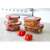 CURVER Smart Cook glass food storage containers, set of 5, red lids