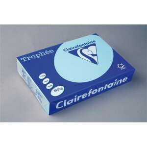 Clairefontaine Trophée 80g A4 pasztellkék fénymásolópapír, 500 lap - Irodai papíráru
