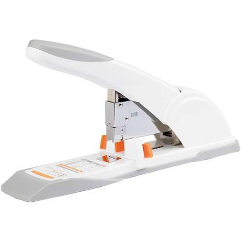 Deli Pro nagyteljesítményű tűzőgép, fehér, 120 lap