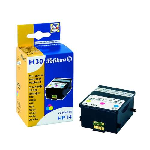 Pelikan HP C5010D színes tintapatron, kompatibilis HP 14-el, HP Officejet 7110, 7115, 7130, 7135, 7140 sorozatú nyomtatókhoz