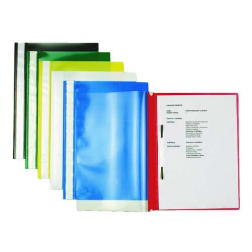 Színes A4-es Standard PVC gyorsfűzők választéka