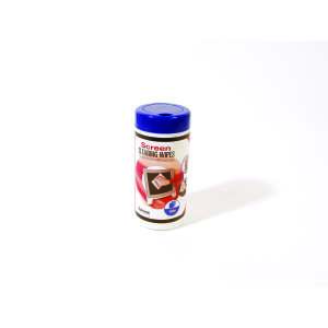 Tisztítókendő nedves LCD/TFT képernyőhöz 100 db /doboz adagolóban 702644