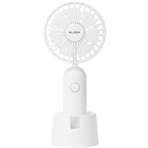 DELI NU SIGN Asztali Ventilátor - Hordozható, Fehér
