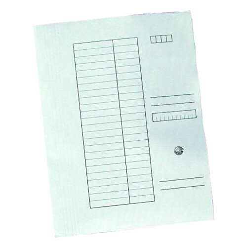 Fehér A4-es dosszié fülekkel, 230g/m2