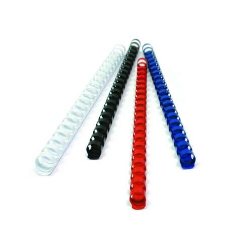 Műanyag Spirálkötés - Fekete - 19 mm - 50 db