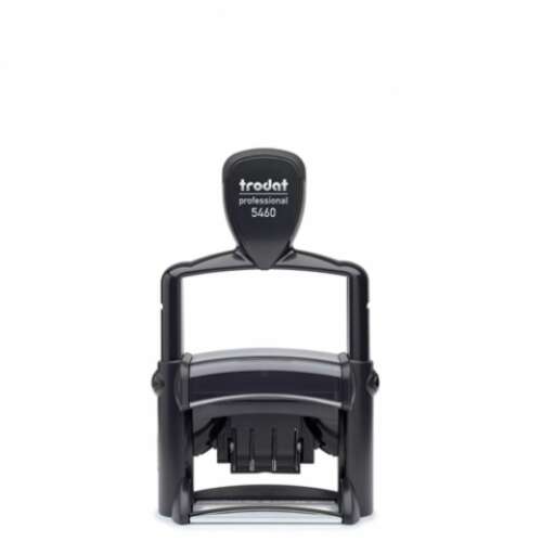 Trodat Printy 5460 önfestékező fém dátum és szövegbélyegző, 4 mm, 56 x 33 mm
