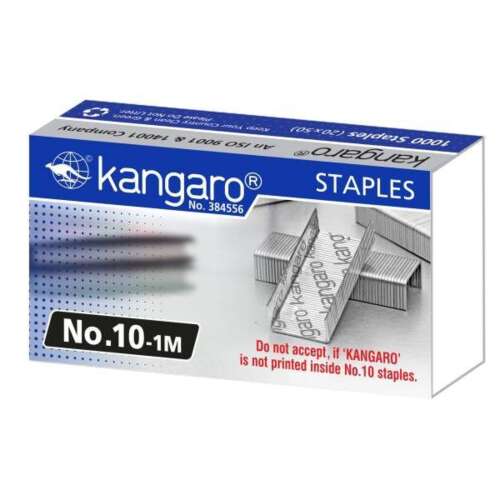 Kangaro No. 10 tűzőkapocs, 1000 db, 1 méter hosszúság 