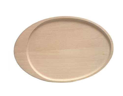 Holzteller, oval, 30cm