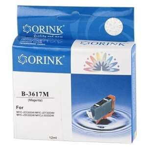 Sorink B-3617M Magenta tintapatron Brother MFC-J2330DW, MFC-J27300W, MFC-J35300W, MFC-J39300W nyomtatókhoz - Brother Tintapatron
