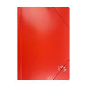 Piros A4-es gumis mappa rugalmas pántokkal - Clarissa