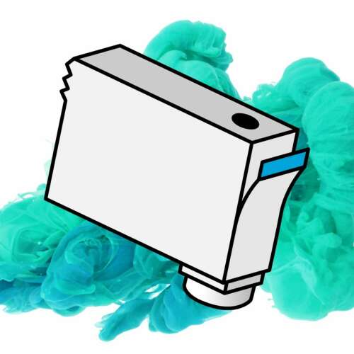 Epson T0552 kék tintapatron, kompatibilis, Epson Stylus Photo R240, R245, RX420, RX425, RX520 nyomtatókhoz - Irodatechnika