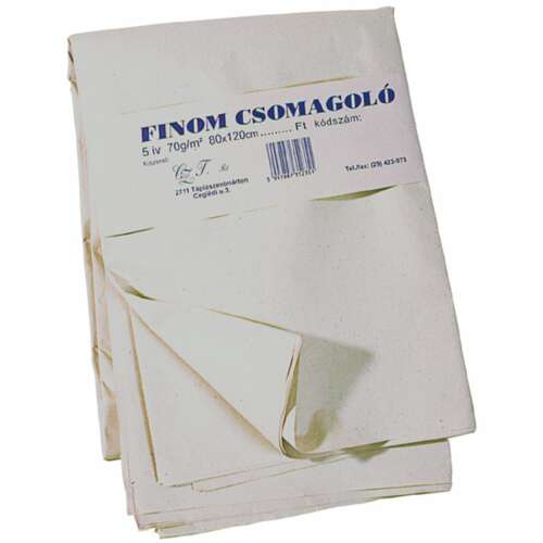 5 ív 70g/m² 80x120cm finom csomagolópapír
