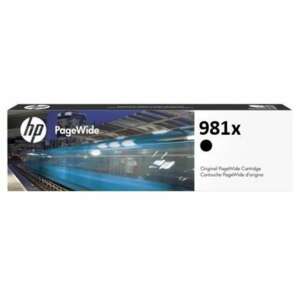 HP 981X eredeti PageWide patron fekete tinta - Irodatechnika