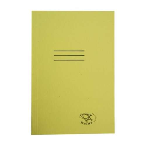 Sárga A4-es mappa 3 pólyával, Halas márka