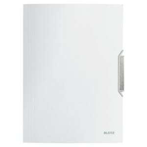 Leitz Style Jumbo A4 teczka z gumką, kryształowo biała, 150 arkuszy - Leitz