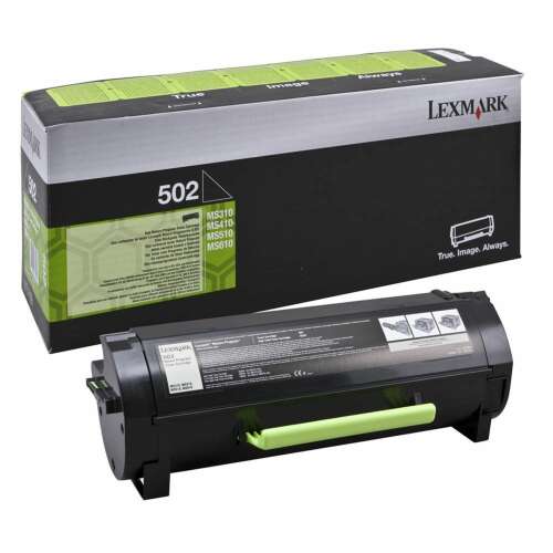 Lexmark 502 fekete lézertoner kazetta, 1500 oldal, MS310, MS410, MX310, MX410 nyomtatókhoz - Lexmark