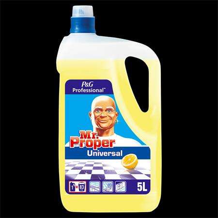Mr. Proper Universal Soluție de Curățat Podele și Suprafețe cu Parfum de Lămâie, 5L