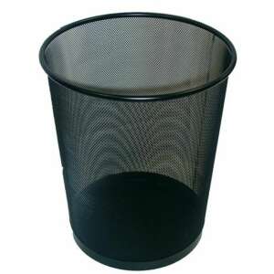 Fémhálós Papírkosár - Iroda - 12 liter - 23,5x27 cm