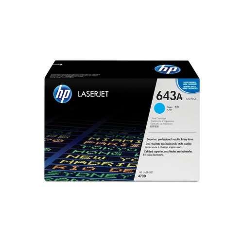 HP LaserJet 643A Cyan eredeti lézertoner kazetta
