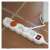 Emos 5-outlet extension cord with switch, 2m, white, showing the outlets in use