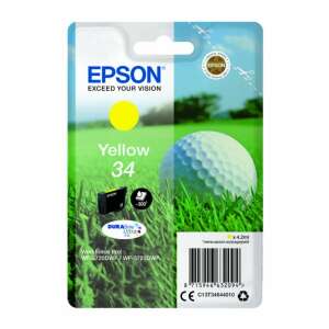 Epson 34 T3464 Yellow tintapatron eredeti C13T34644010 Golflabda 58716736 