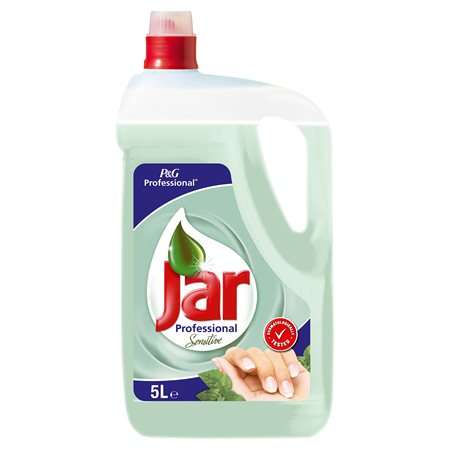 Tekutý prostriedok na umývanie riadu JAR, 5 l, JAR, "Sensitive" Aloe vera
