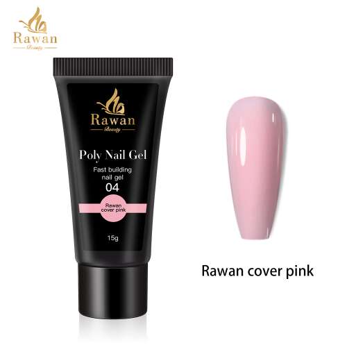 Műköröm Poly gél _ akril zselé , Rawan Beauty poly gél 15 ml  (cover pink )
