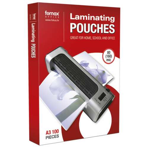 Fornax Lamináló Fólia - A3 - 125 mikron - 100 db