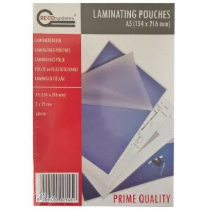 RecoSystems A5 Lamináló Fólia, 100 Mikron, 100 Darab - Lamináló fólia