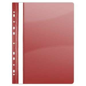 Donau Fermoar PVC A4 roșu 10 bucăți / pachet 1704001-04 58718712 Dosare din plastic cu sina