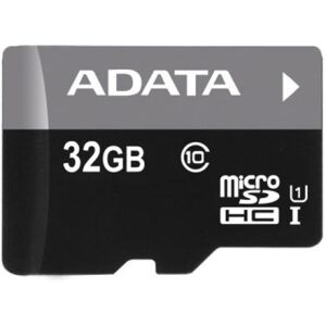 Micro Secure Digital Card ADATA 32Gb, Class 10 (AUSDH32GUICL10-RA1) (AUSDH32GUICL10-RA1)