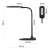 EMOS Stella LED Desk Lamp, Black (Z7602B) 58719224