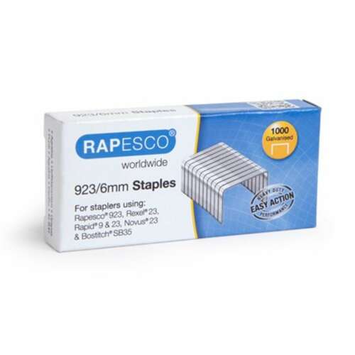 Rapesco 923/6mm erős tűzőkapocs 1000db 20 lap 58719481