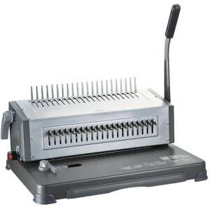 DELI Power kézi spirálozógép műanyag spirálkötéshez, 25/450 lap - Iratrendezés