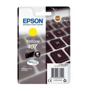 Epson T07U4 Sárga Tintapatron, Eredeti, 20.3ml, Epson WorkForce Pro WF-4745 Nyomtatóhoz - Epson