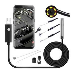 Cameră endoscop Android rezistentă la apă cu cablu de 10 m 60203594 - Verk Group