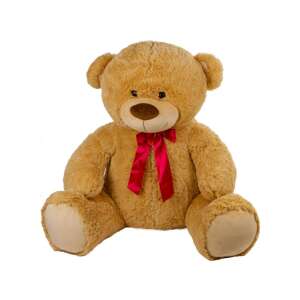 Pluszowa figurka Andy maci, 90 cm, brązowy miś z czerwoną wstążką - Nonbrand Plusz